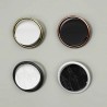 Tirador para Mueble Toledo Negro Mate + Oro Mate | EspacioBrico