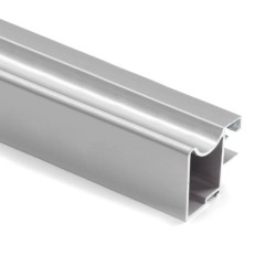 Perfil Tirador Puerta Corredera Armario Plata Mate 10 mm | EspacioBrico OFERTA