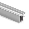 Perfil Tirador Puerta Corredera Armario Plata Mate 10 mm | EspacioBrico OFERTA
